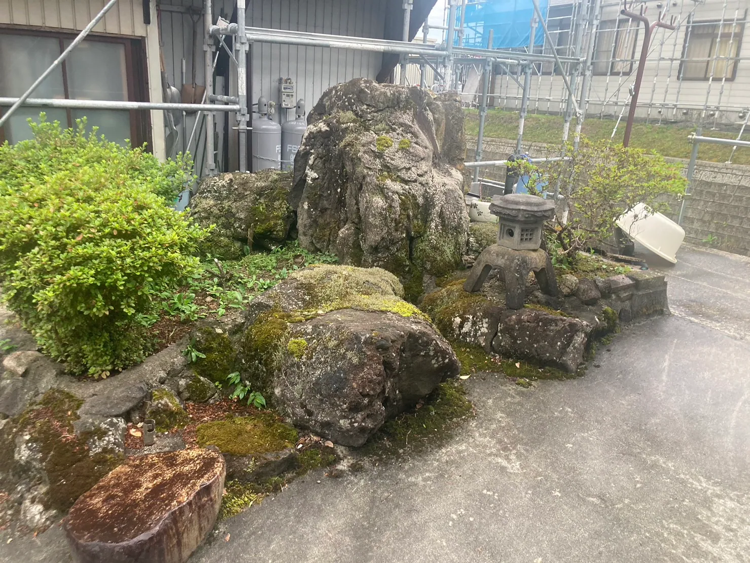 庭石の撤去 施工前